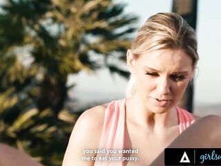 Sneaky MILF Eats Hot Neighbor's Snatch