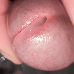 Rivers of Cum Leak and Edging Huge Load Multiple Cumshots Into Plastic Container Cup Sperm