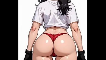 Videl Boucing and Squeezing ass