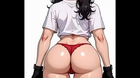 Videl Boucing and Squeezing ass