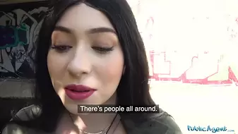 Public Porn Cash tempts busty American Amilia Onyx to fuck