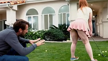 Golfing With Redhead Stepdaughter Gone Sexual! Steve Holmes &amp_ Cleo Clementine - Full Movie On FreeTaboo.Net