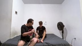 MASTER J TIED UP AND TICKLED