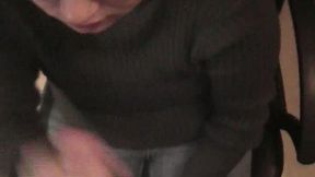 This amateur slut deepthroats like a champ and she is not shy