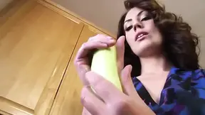 Cucumber, Vacuum and Raw Fucking - Horny Slut Takes Everything!