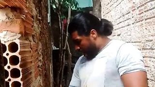 Hot guy doing masturbation in street.full muscular guy with huge cock and huge cum and Cumming single without partner