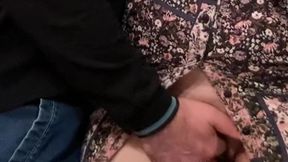 Dirty Fantasy with A Strange Perv! He Rubb my Pussy in Public Subway