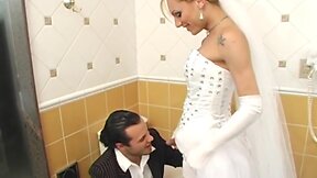 Ts bride fucks best man before wedding