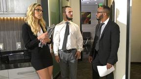 ”BIPHORIA Fucking A+ bisex threesome by Sophia Grace, Donte Thick, Dillon Diaz”