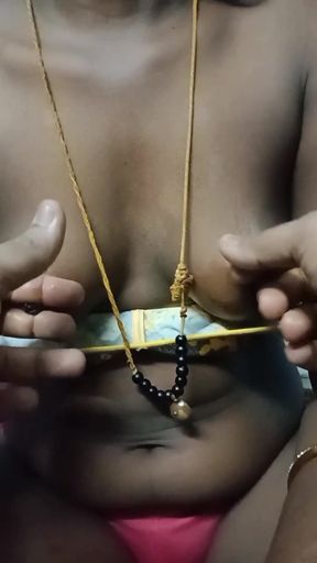 Desi Tamil Housewife's Oiled Nipples Scream in BDSM - Big Black Ass Shakes! Cuck Films! Indianhotwifex