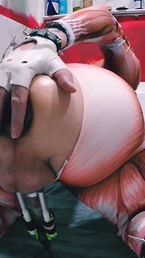 Aot Cosplay Butt Girl Tiffany Ciskiss Anal Gape