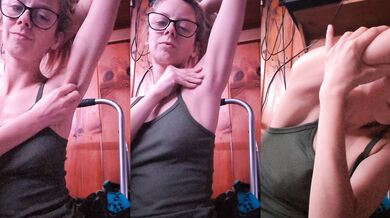 Hot soapy blonde armpit massage deep into kink