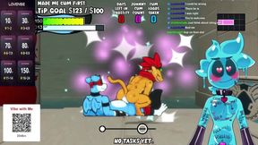 Slime gets destroyed riding dragon cock hard