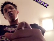 Young bull (MannyKillã) bust a load in stepmom bathroom