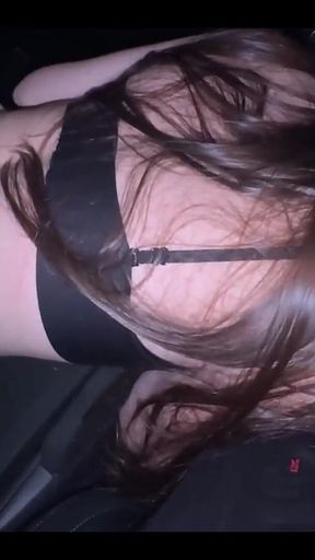 Blowjob Neighbor in the Car in the Parking Lot