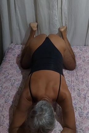 Ladysilva Crossdresser Showing off My Ass in My Favorite Position