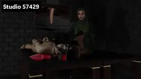 Hijab Goddess Makes Slave Cum Smelling Her Shoe, Automated Cock Milking