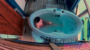 jacuzzi jilling off outdoor - immeganlive