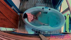 jacuzzi jilling off outdoor - immeganlive