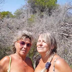 Lesbians Fumbling in the Dunes