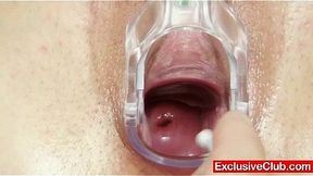 Cute teen Mazzy gets a kinky gyno exam