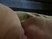 Playing with my pussy and moaning