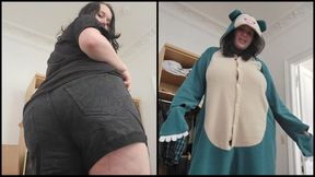 Curvy Girl Strips and Changes