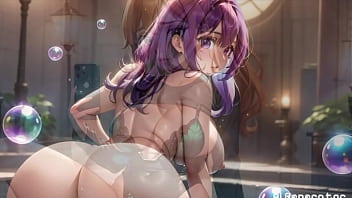 Compilation of AI-generated perfect-titted anime girls