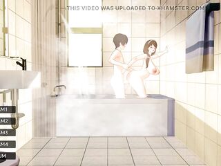 this dude fucks that in her bath