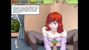 Huge Cock and cumshot compilation in a Rogue-like game