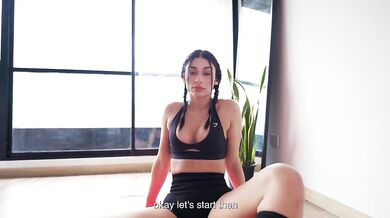 Tan caliente Colombiana Ary gets pounded cowgirl deep in a sultry photoshoot