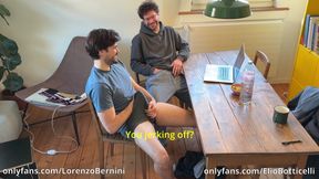 I show my gay friend straight porn, he was more interested in me!