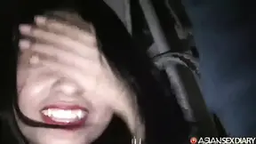 Ambitious Asian Teen Takes Double Penetration