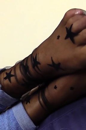 Gioia's love feet in close up scene