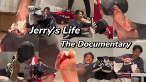 Jerry's Documentary (Feet swear water, socks, food crushing, head trampling)