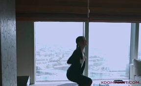 Sensual Anal Encounter with a Flexible Professional in the Office
