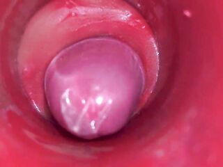 CAMERA INSIDE VAGINA: POWERFULL CUM IN CUNT! MOST EXCELLENT Inward ASMR in 4K