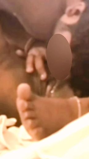 Desi Tamil Hotel Maid Gets Pussy Eaten in 69 &amp; Hard Missionary Fuck by Owner Pt 2