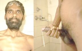 Rajesh Playboy 993 Naked Nude Masturbating Big Cock and Cumming in the Bathroom. Huge Cumshot