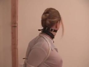 Amber michaels tied up tight ball gagged drooling!