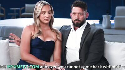 Blind BBC Veter takes a hot load in her mouth