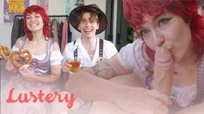 ”Oktoberfest Groupsex with Sexy German Amateurs”