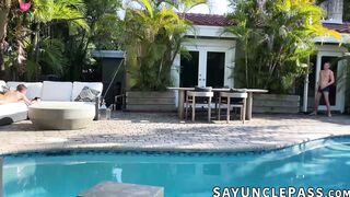 Johnny Hunter gets horny and fucks Jayden Pierce after swimming