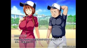 girlfriend becomes sex care manager of baseball club [hardcore pornplay hentai game] ep.1 kissing the old pervert manager of the team