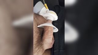 Electrical tit pump draining my fuckpole