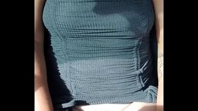 Puta mexicana cambi&aacute_ndose de ropa en el Uber termina manoseada