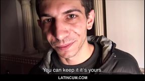 Scruffy Latino Stud GoesGay for Pay in Intense Anal Session with Big Cock Filmmaker