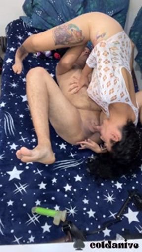 Lean over and take my big strapon deep inside you RIMMING #006