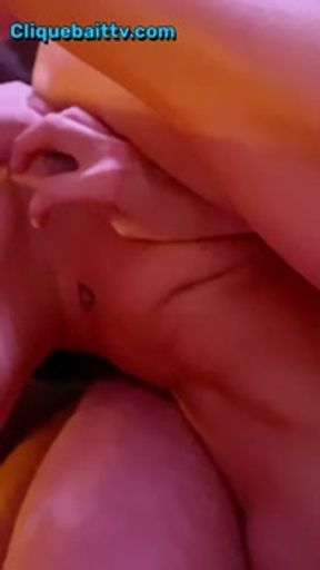 Cheating girlfriend sucking dick while getting finger fucked