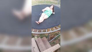 Bae Smoking on Trampoline, then I BOUNCE for you!! - -TEASER!